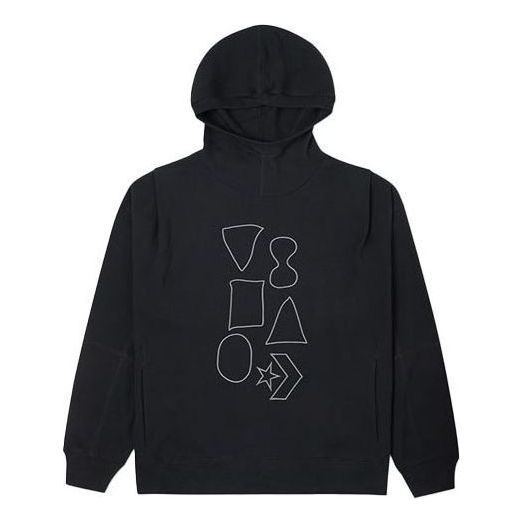 Converse Shapes Graphic Bubble Pullover Hoodie 'Black' 10022372-A03 sold by KicksCrew