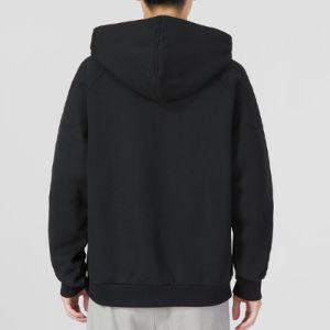 adidas Sportswear Lounge Fleece Hoodie 'Black' IA9342 sold by KicksCrew