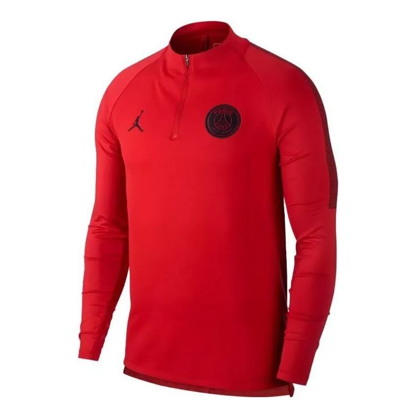 Air Jordan Paris Saint-germain Vaporknit Strike Drill Top 'Red' AQ0956-657 sold by KicksCrew