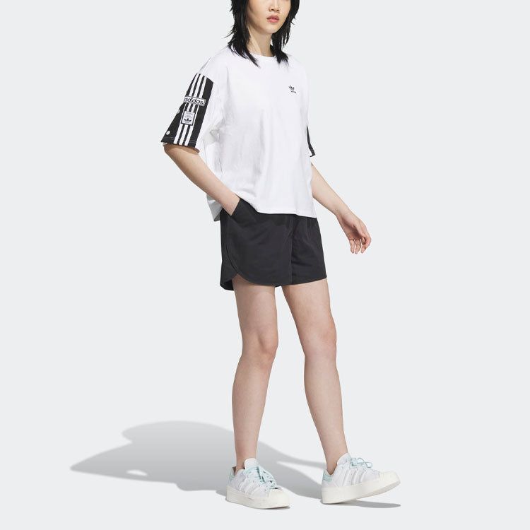 (WMNS) adidas originals Logo Od Short 'Black' IK8604 sold by KicksCrew product image thumbnail 4