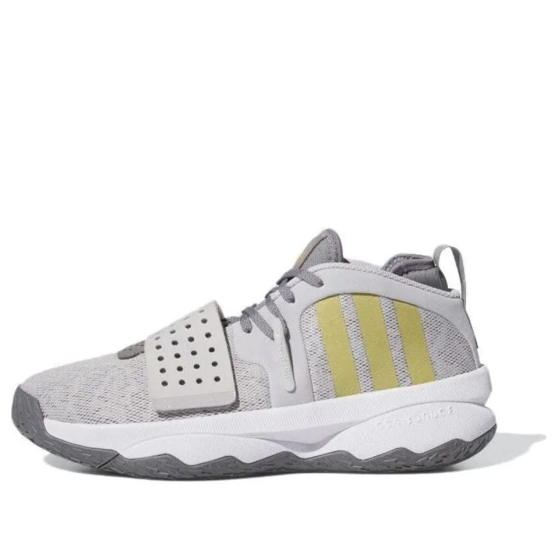 Adidas Dame 8 Extply 'Light Solid Grey Gold Metallic' IG8086 sold by KicksCrew
