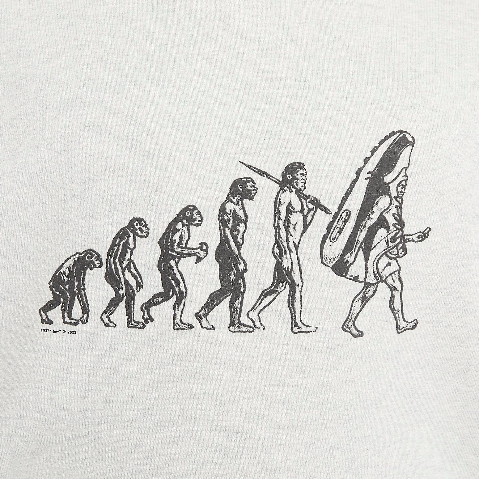 Nike Sneaker Evolution Hoodie 'Grey' FQ6898-050 sold by KicksCrew product image thumbnail 2