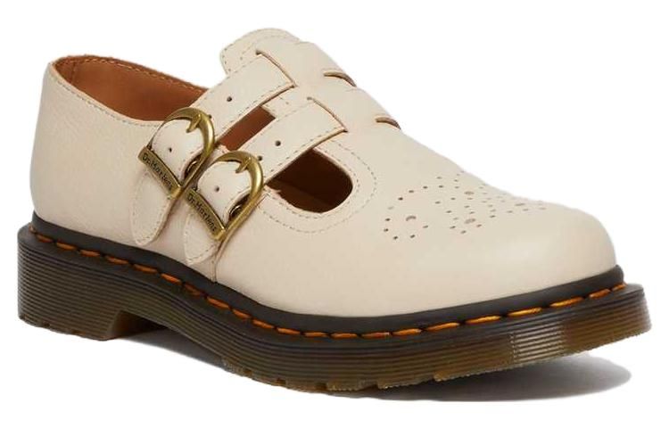 (WMNS) Dr. Martens 8065 Virginia Leather Mary Jane 'Parchment Beige' 30692292 sold by KicksCrew product image thumbnail 2