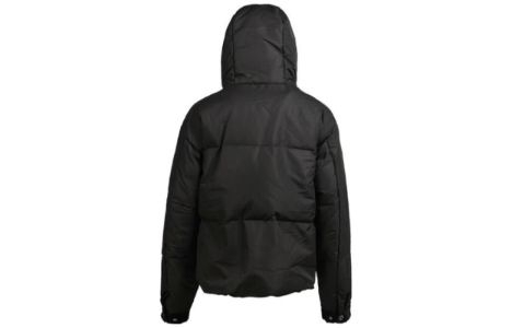 (WMNS) Converse Premium Short Down Puffer Jacket 'Black' 10023727-A01 sold by KicksCrew