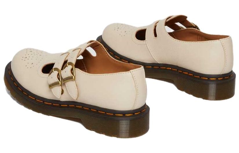 (WMNS) Dr. Martens 8065 Virginia Leather Mary Jane 'Parchment Beige' 30692292 sold by KicksCrew product image thumbnail 4