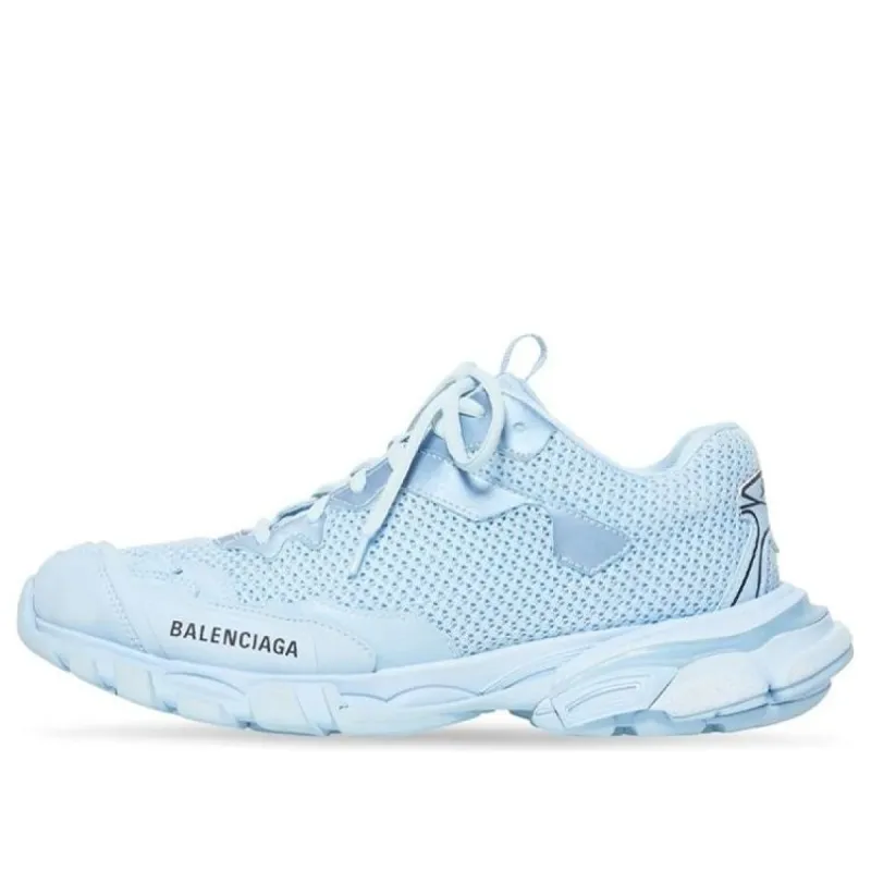 (WMNS) Balenciaga Track 3 'Light Blue' 700873W3RF14010 sold by KicksCrew