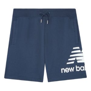 New Balance Logo Print Athletic Shorts 'Blue White' AMS01512-NGO sold by KicksCrew
