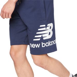 New Balance Logo Print Athletic Shorts 'Blue White' AMS01512-NGO sold by KicksCrew