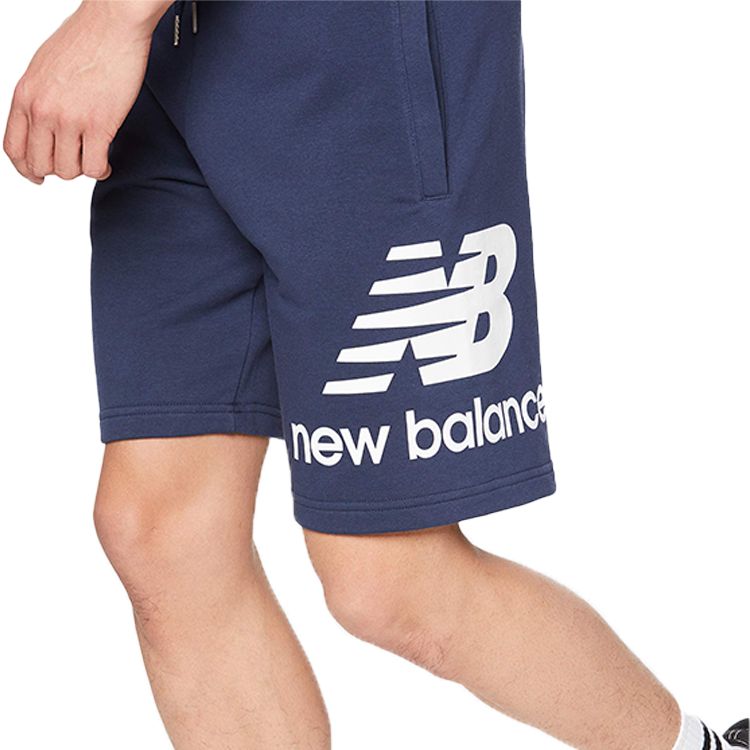 New Balance Logo Print Athletic Shorts 'Blue White' AMS01512-NGO sold by KicksCrew product image thumbnail 3