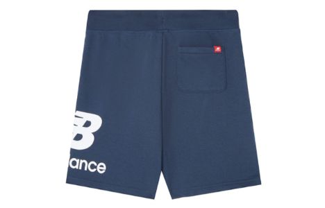 New Balance Logo Print Athletic Shorts 'Blue White' AMS01512-NGO sold by KicksCrew