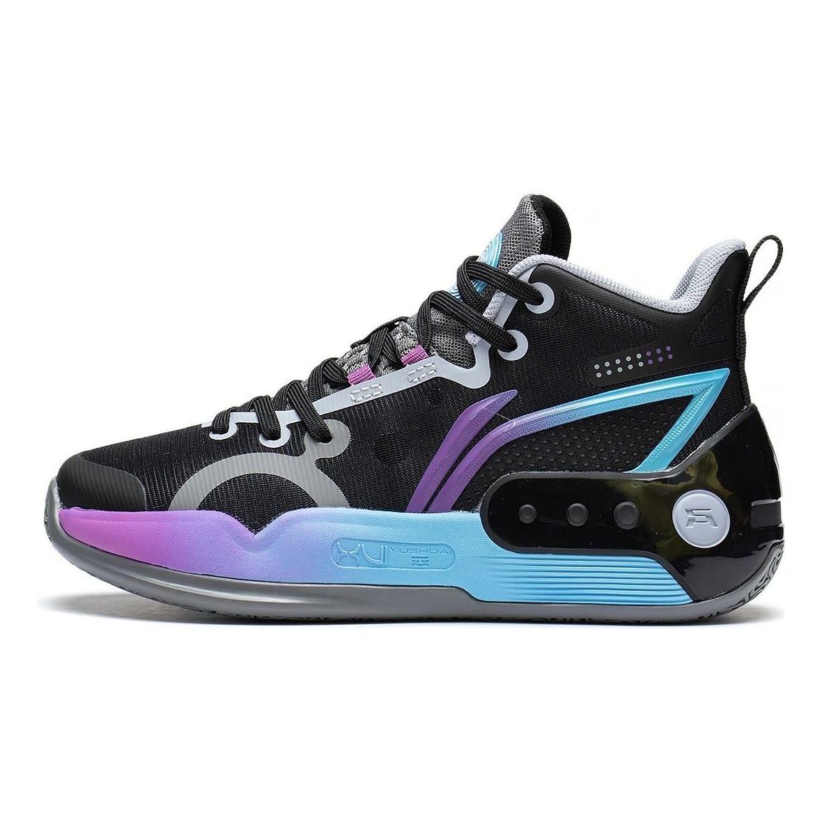 (GS) Li-Ning Yushuai 16 Mid 'Black Purple Blue' YKBS100-5 sold by KicksCrew
