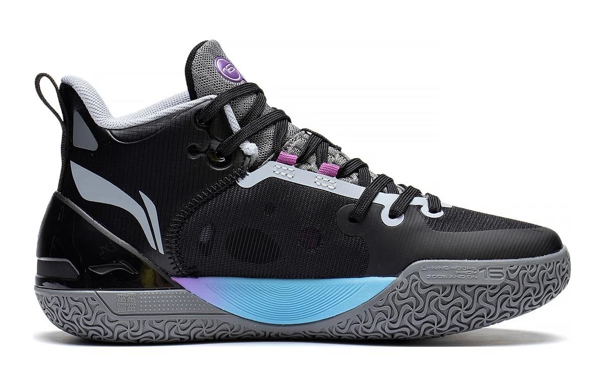 (GS) Li-Ning Yushuai 16 Mid 'Black Purple Blue' YKBS100-5 sold by KicksCrew product image thumbnail 2