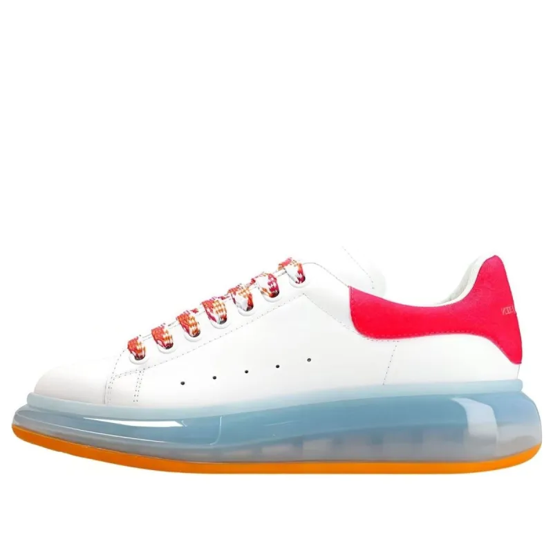 (WMNS) Alexander McQueen Oversized Sneakers 'Blue Pink White' 611698WHXMA9478 sold by KicksCrew