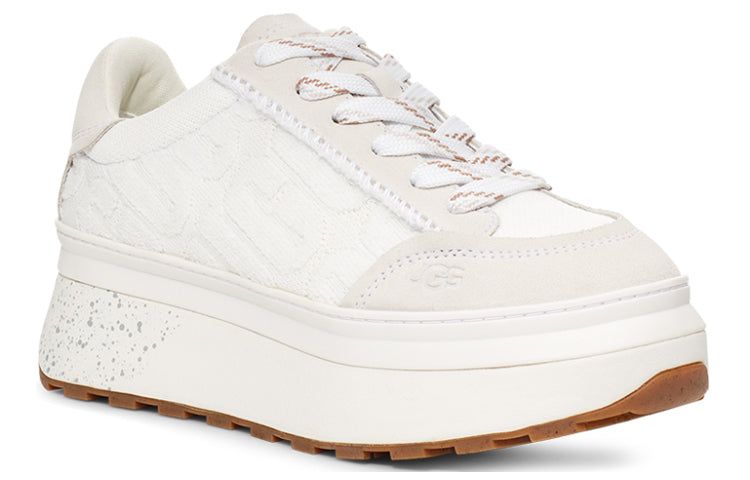 (WMNS) UGG Marin Lace Logo Sneaker 'White' 1125025-WHT sold by KicksCrew product image thumbnail 3