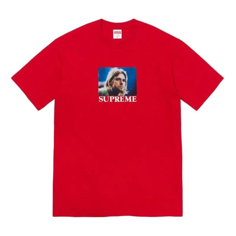 Supreme Kurt Cobain T-Shirt 'Red' SUP-SS23-002 sold by KicksCrew