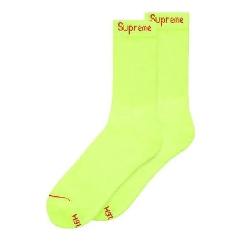 Supreme x Hanes Crew Socks (4 pack) 'Green' SUP-SS23-048 sold by KicksCrew