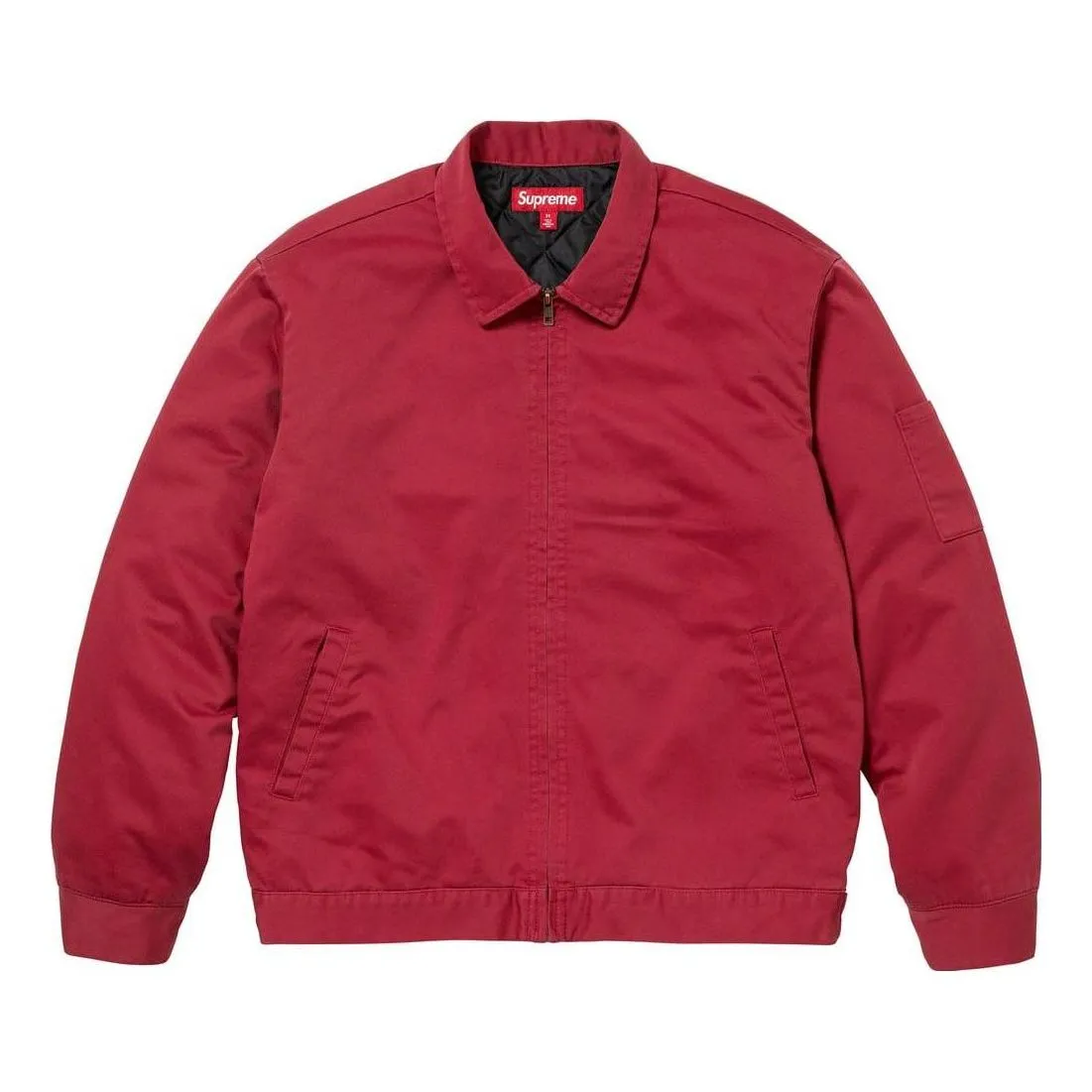 Supreme x H.R. Giger Embroidered Work Jacket 'Red Black' SUP-FW23-140 sold by KicksCrew