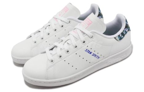 (WMNS) adidas originals StanSmith 'White Clear Pink Blue' IE9645 sold by KicksCrew