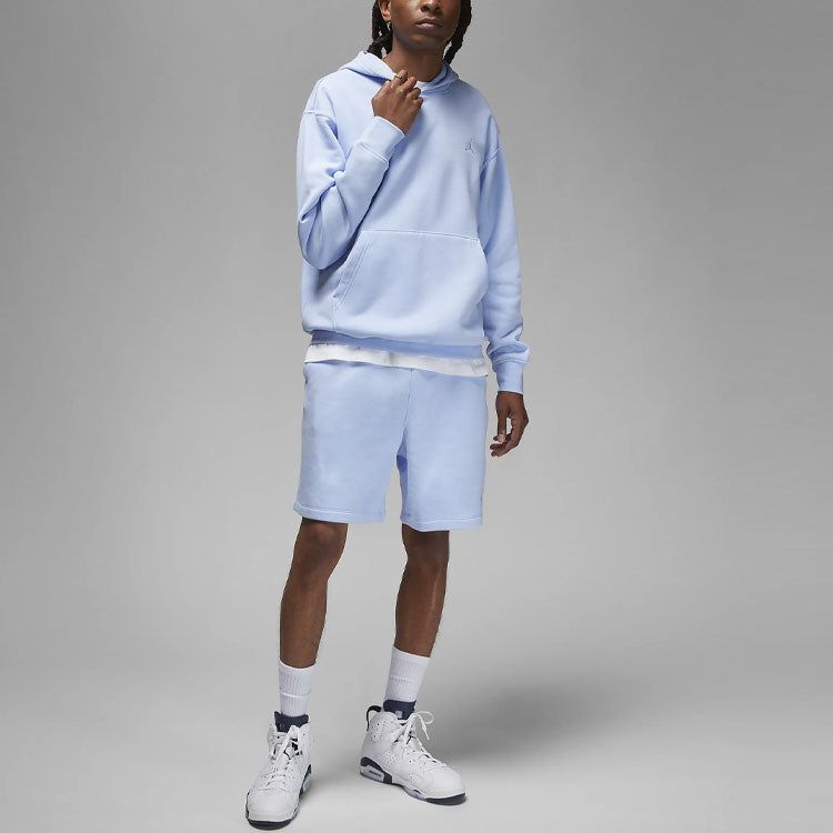 Air Jordan Essentials Fleece Pullover Hoodie 'Blue' FJ7774-425 sold by KicksCrew product image thumbnail 3