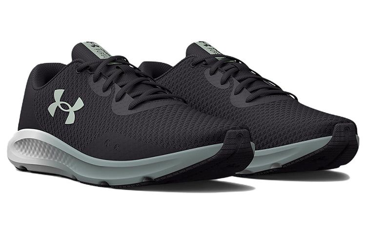 (WMNS) Under Armour Charged Pursuit 3 Wide 'Jet Grey Illusion Green' 3025802-100 sold by KicksCrew product image thumbnail 4