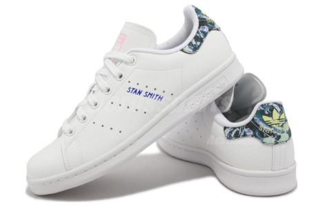 (WMNS) adidas originals StanSmith 'White Clear Pink Blue' IE9645 sold by KicksCrew