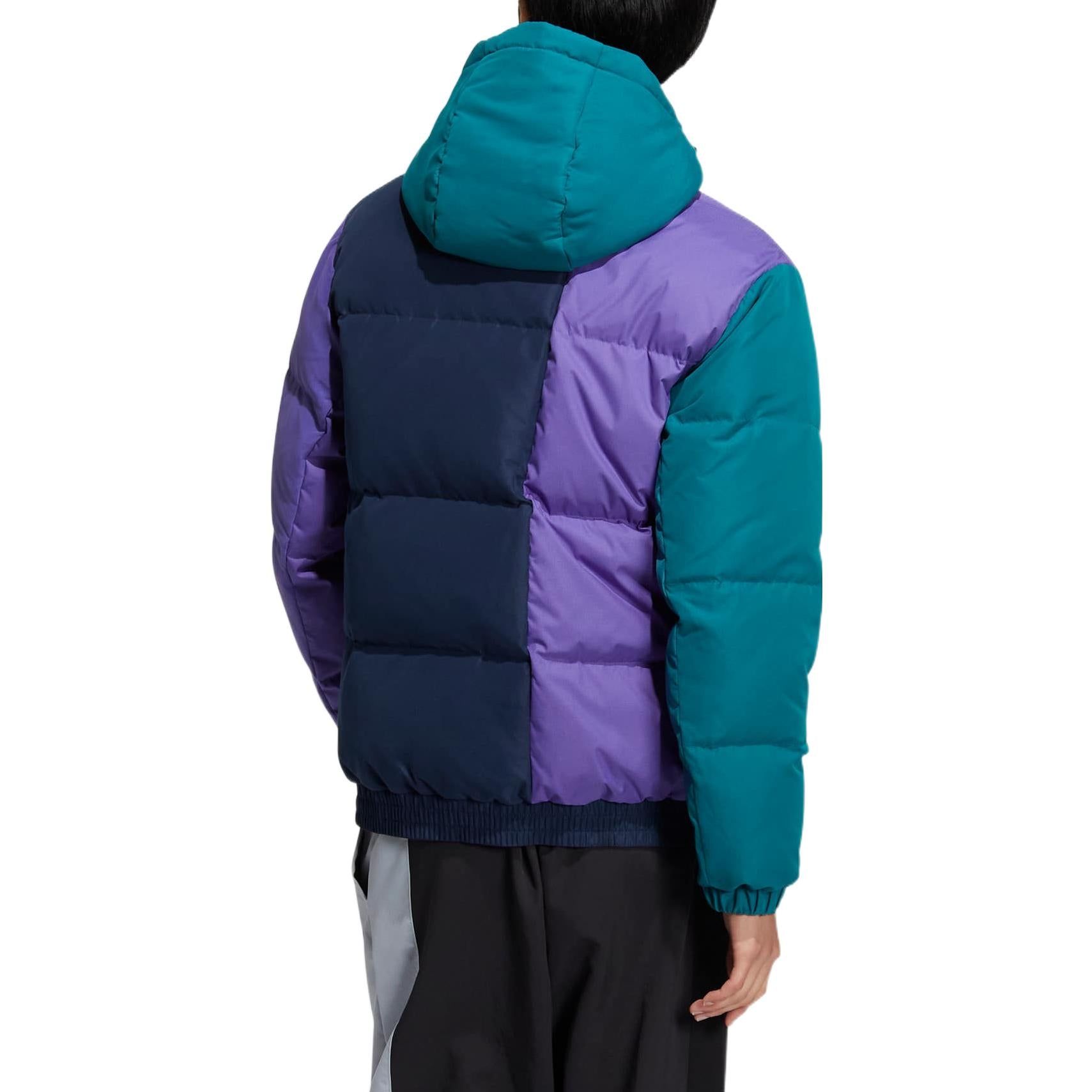 Adidas Neo Vbe Down Jackets 'Purple Black' HN4781 sold by KicksCrew product image thumbnail 3