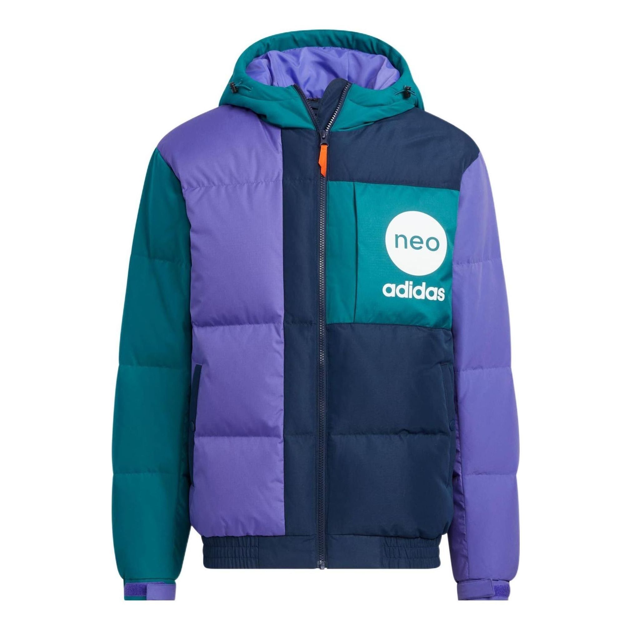 Adidas Neo Vbe Down Jackets 'Purple Black' HN4781 sold by KicksCrew