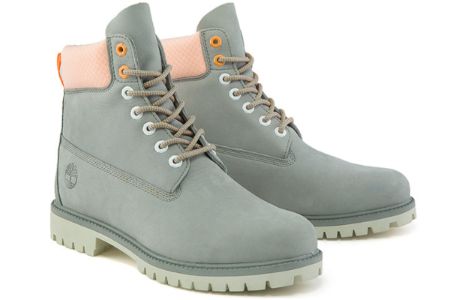 Timberland Hi-Vis Heritage 6 Inch Waterproof Wide Fit Boot 'Grey' A2HY4W sold by KicksCrew