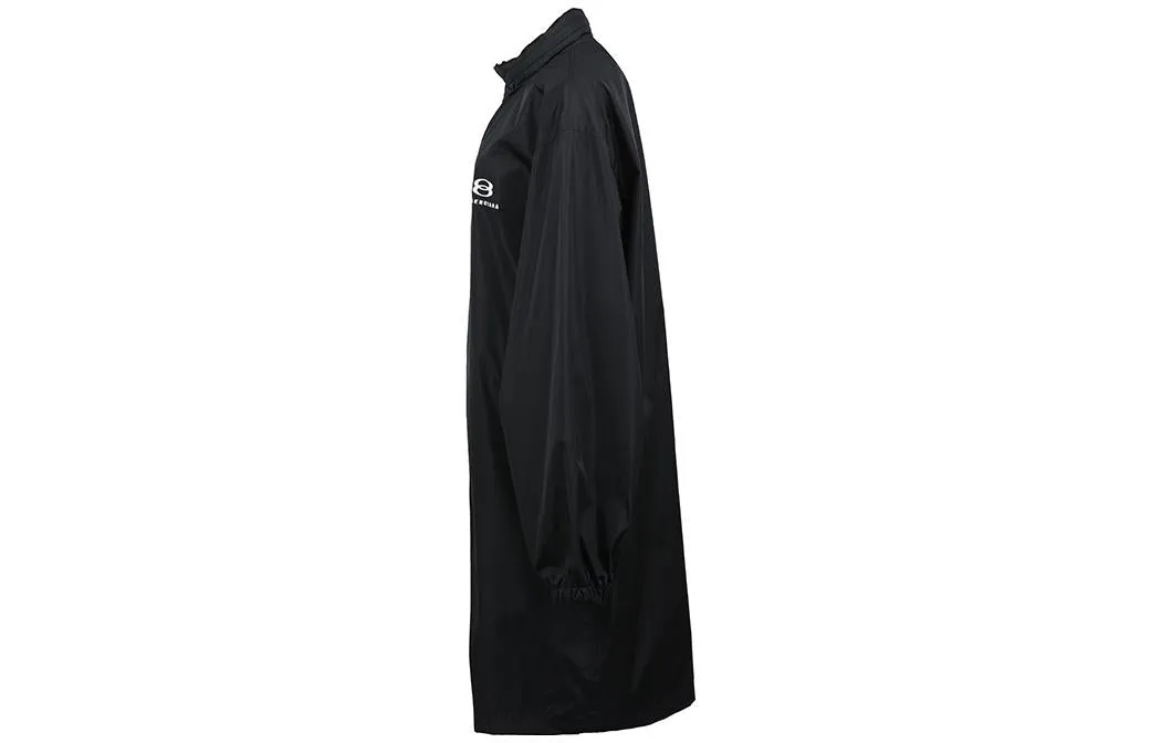Balenciaga Logo Intarsia Raincoat 'Black' 681449TLO061000 sold by KicksCrew product image thumbnail 3