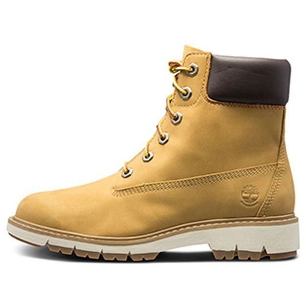 (WMNS) Timberland 6 Inch Lucia Way Wide-Fit Boots 'Wheat Nubuck' A1T6UW sold by KicksCrew