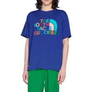 Gucci x The North Face T-shirt 'Blue Multi-Color' 616036-XJDTV-4410 sold by KicksCrew