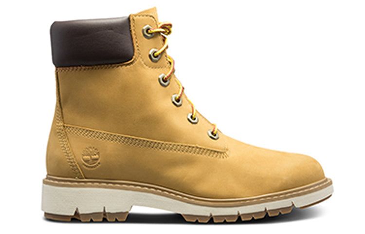 (WMNS) Timberland 6 Inch Lucia Way Wide-Fit Boots 'Wheat Nubuck' A1T6UW sold by KicksCrew product image thumbnail 2