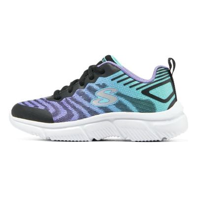 (GS) Skechers Girls Go Run 650 'Black Purple Green' 302479L-BKPR sold by KicksCrew