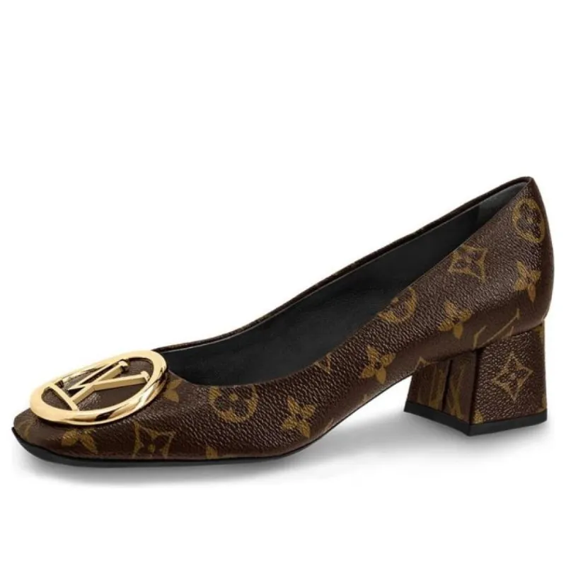 (WMNS) LOUIS VUITTON LV Madeleine Pumps 'Brown Monogram' 1A4XBG sold by KicksCrew