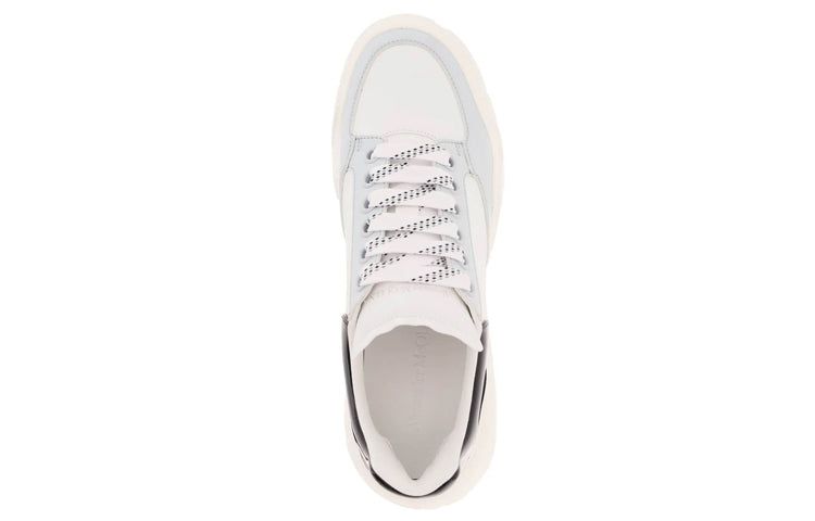 (WMNS) Alexander McQueen Court Leather Sneakers 'White Black Grey' 708077WICDB8979 sold by KicksCrew product image thumbnail 2