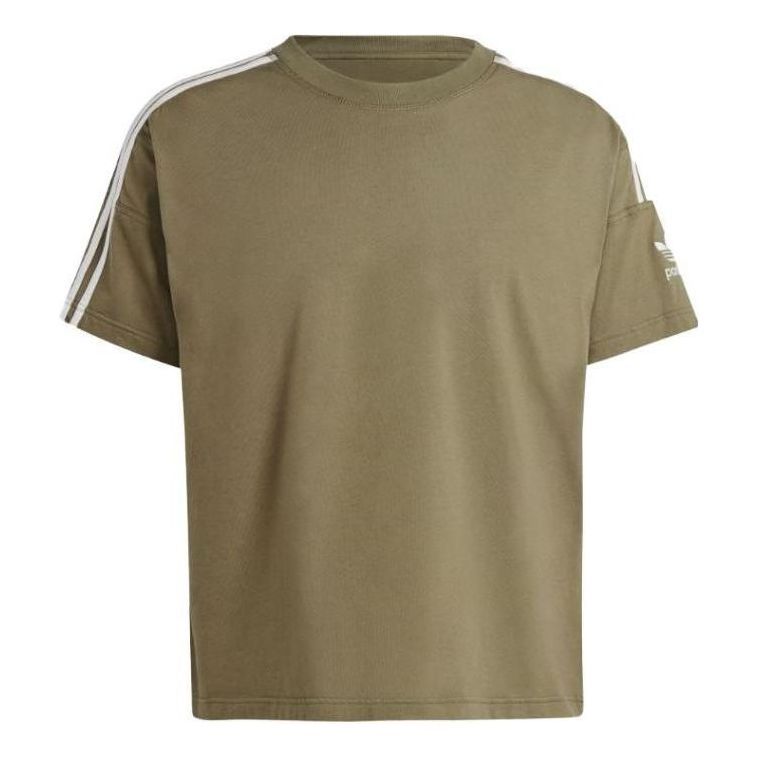 adidas originals Adicolor Parley T-shirt 'Olive Strata' HR8944 sold by KicksCrew