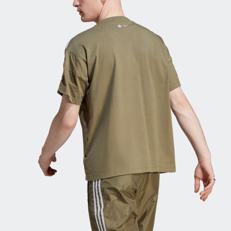 adidas originals Adicolor Parley T-shirt 'Olive Strata' HR8944 sold by KicksCrew product image thumbnail 3