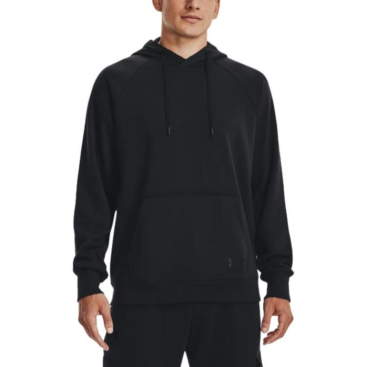 Under Armour Heavyweight Terry Hoodie 'Black' 1378598-001 sold by KicksCrew product image thumbnail 4