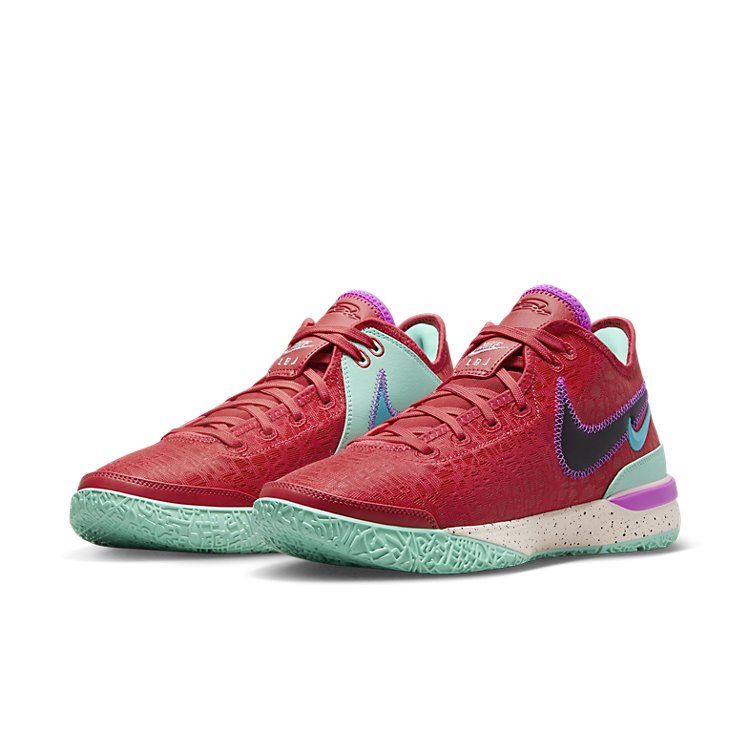 Nike Zoom LeBron Nxxt Gen EP 'Track Red Emerald Rise' DR8788-600 sold by KicksCrew product image thumbnail 2