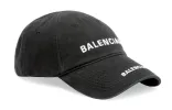 Balenciaga Double Logo Cap 'Black Faded' 744273410B21071 sold by KicksCrew