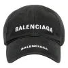 Balenciaga Double Logo Cap 'Black Faded' 744273410B21071 sold by KicksCrew