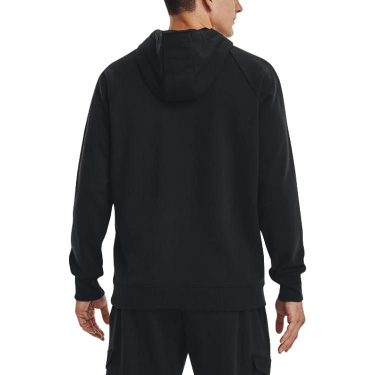 Under Armour Heavyweight Terry Hoodie 'Black' 1378598-001 sold by KicksCrew product image thumbnail 5