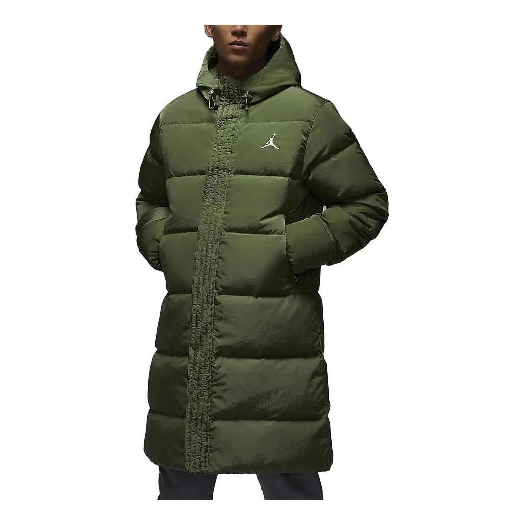Air Jordan Down Parka Jacket 'Green' FB7314-340 sold by KicksCrew