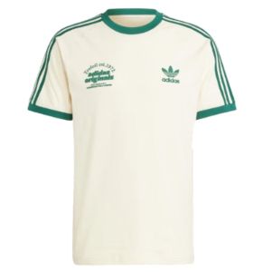 adidas Originals Sport Graphic Cali Tee 'White Green' IU0217