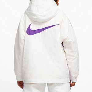 (WMNS) Nike x AMBUSH NBA Lakers Jacket 'Summit White Purple Yellow' DB1617-121 sold by KicksCrew