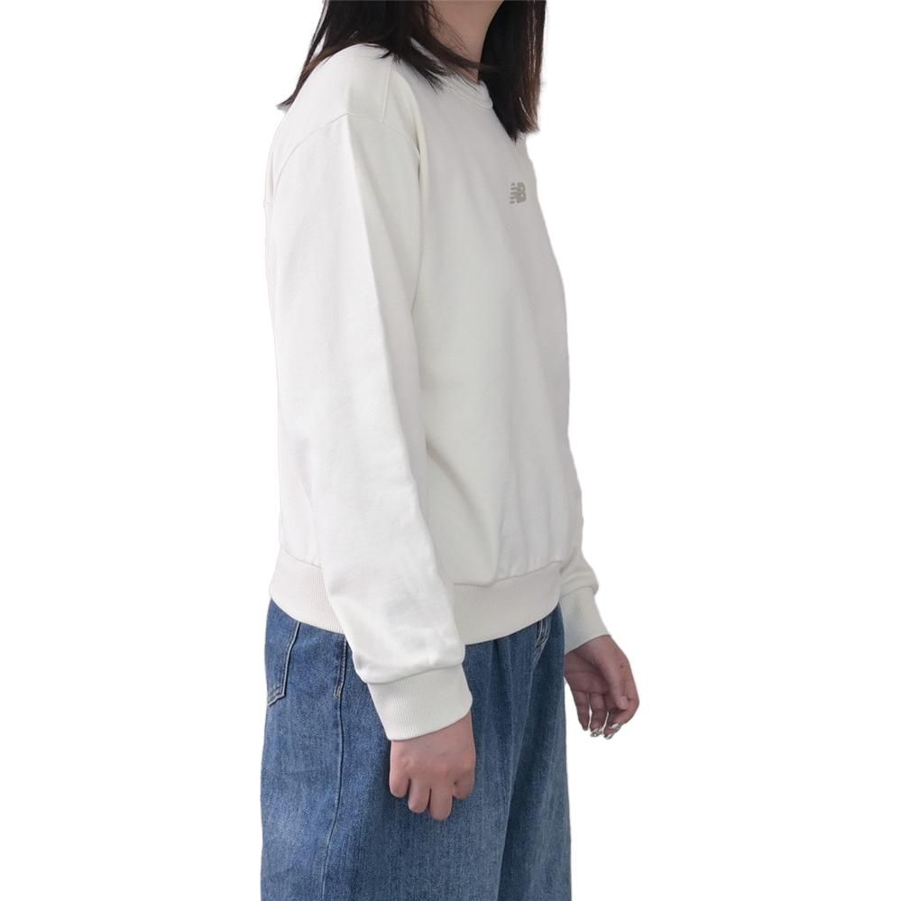 (WMNS) New Balance Essentials Crewneck Top 'White' AWT34311-CIC sold by KicksCrew product image thumbnail 3