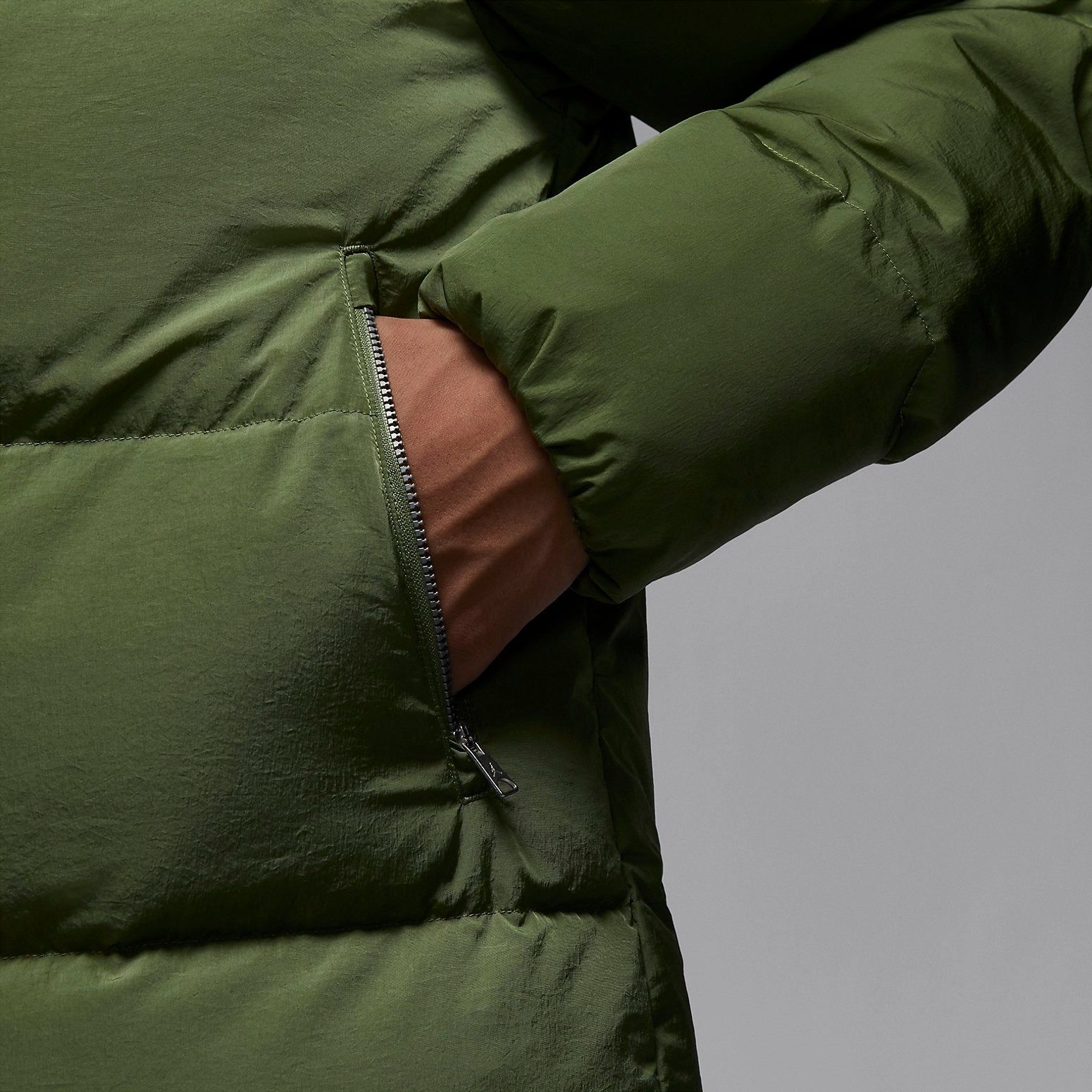 Air Jordan Down Parka Jacket 'Green' FB7314-340 sold by KicksCrew product image thumbnail 2
