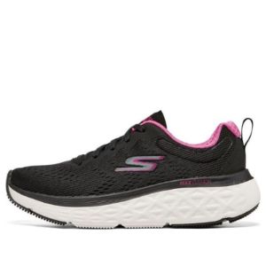(WMNS) Skechers Max Cushioning Delta Sunset 'Black Pink' 129123-BKPK sold by KicksCrew