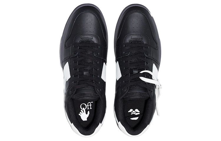 Off-White Out Of Office Low-Top Sneaker 'Black Grey White' OMIA189F21LEA0011001 sold by KicksCrew product image thumbnail 3