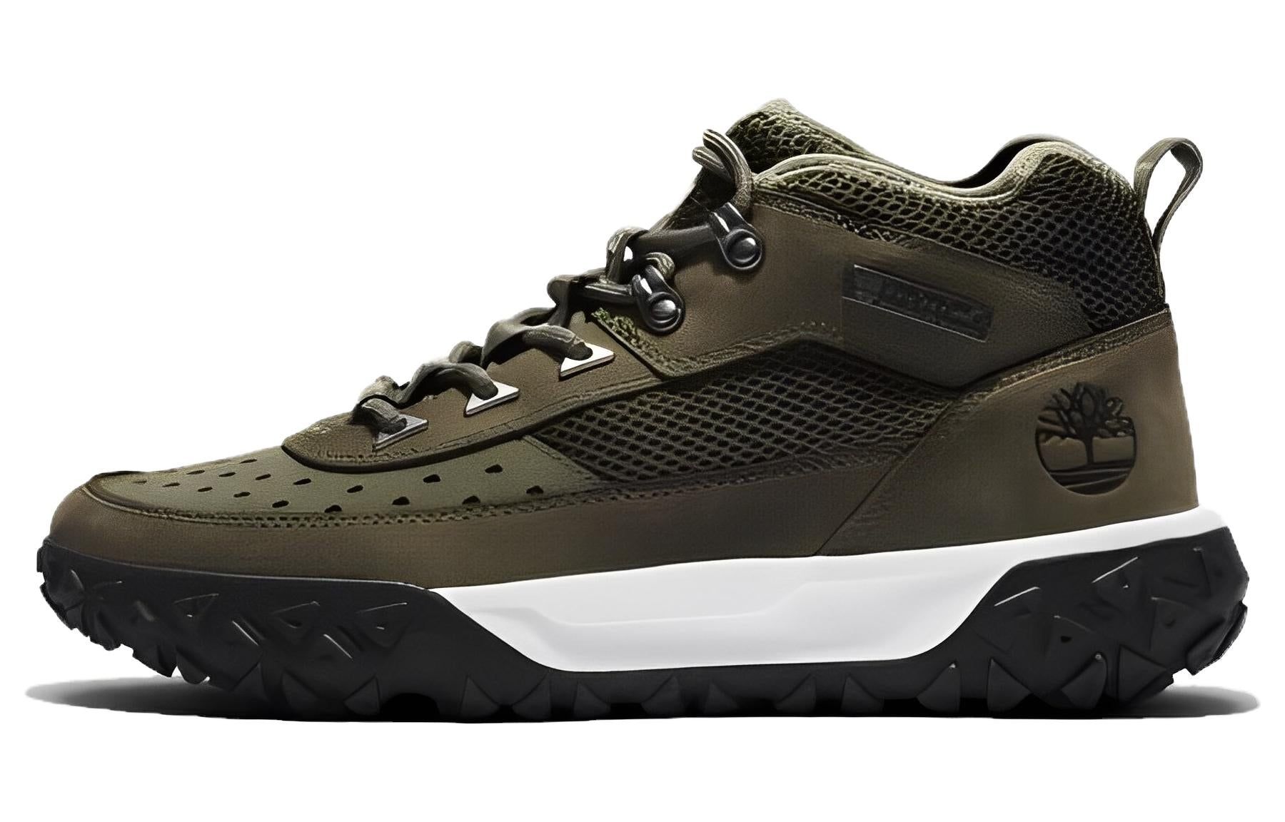 Timberland GreenStride Motion 6 Leather Hiking Boot 'Dark Green' A5VCV sold by KicksCrew product image thumbnail 2